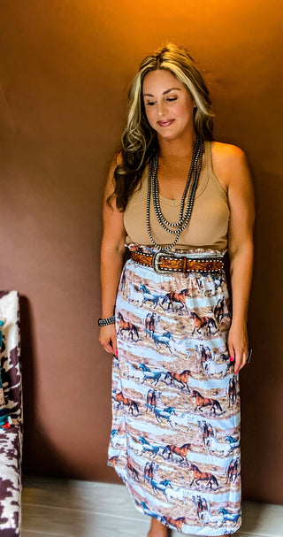 Wild Horses Skirt