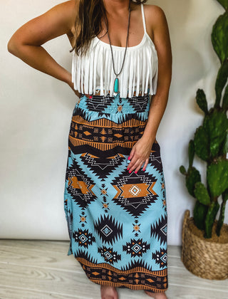 Cemi Aztec Skirt