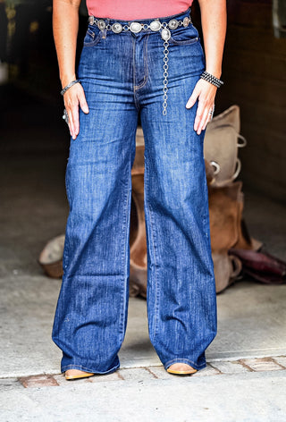 Joplin Wide Leg High Rise Denim