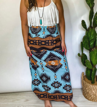 Cemi Aztec Skirt