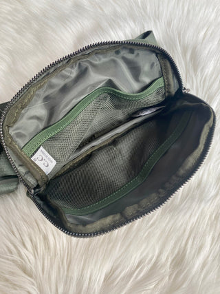 Camo Belt Bag {Green & Grey}