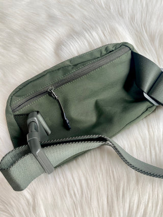 Camo Belt Bag {Green & Grey}