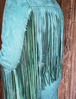 Kerosene Fringe Dress {Turquoise}