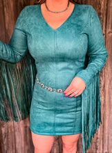 Kerosene Fringe Dress {Turquoise}
