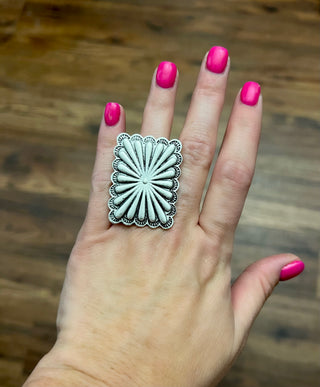 Square Concho Ring