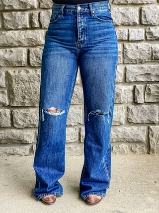 90’s Wide Leg Flare Denim