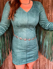 Kerosene Fringe Dress {Turquoise}