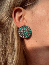 Old Town Turquoise Cluster Stud Earrings