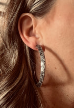 Grande Aztec Hoop Earrings