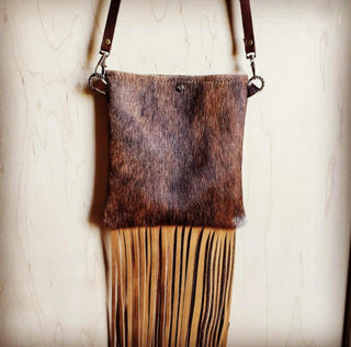 Cowhide Fringe Handbag