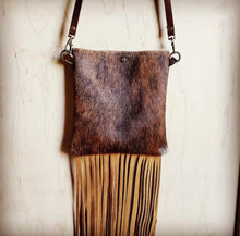 Cowhide Fringe Handbag