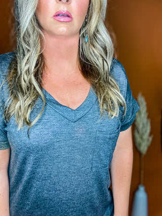Basic Tee {Charcoal}