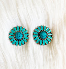 Concho Turquoise Earrings
