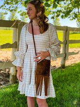 Cowhide Fringe Handbag